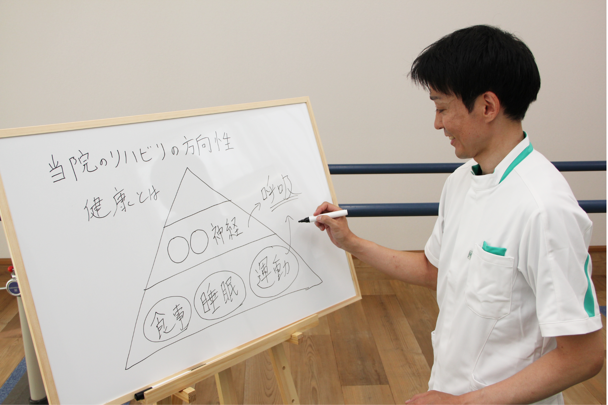 自主練習の様子